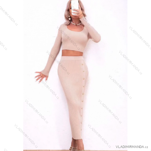 Women's long skirt and strappy top set (S/M ONE SIZE) ITALIAN FASHION IMPLP2350870070