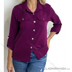 Women's Long Sleeve Shirt (S/M ONE SIZE) ITALIAN FASHION IMPDY23LS18008