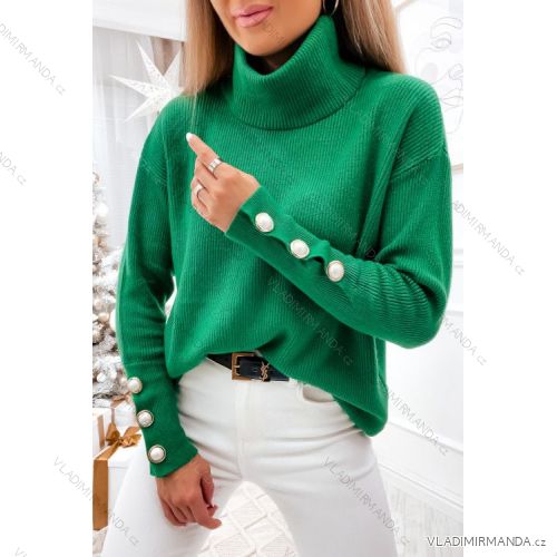 Women's Oversize Long Sleeve Sweater (S/M ONE SIZE) ITALIAN FASHION IMWCA23DH2302