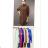 Women's Long Stretch Sleeveless Summer Dress (S / M / L ONE SIZE) ITALIAN FASHION IMWC222492