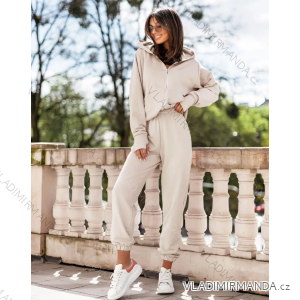 Women's long sleeve tracksuit and sweatshirt set (S/M ONE SIZE) ITALIAN FASHION IMPGM232633