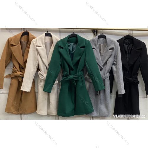 Women's Plus Size Fluffy Long Sleeve Coat (XL/2XL ONE SIZE) ITALIAN FASHION IMC23303 XL black