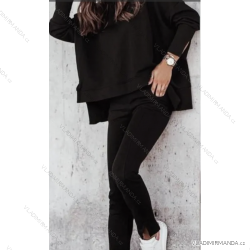 Women's long sleeve tracksuit and sweatshirt set (S/M ONE SIZE) ITALIAN FASHION IMPGM232633