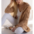 Women's Long Sleeve Knitted Cardigan (S/M ONE SIZE) ITALIAN FASHION IMPSH233091