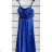 Women's Strapless Long Party Dress (S/M ONE SIZE) ITALIAN FASHION IMPSH2360055 dark blue S / M