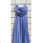 Women's Strapless Long Party Dress (S/M ONE SIZE) ITALIAN FASHION IMPSH2360055 dark blue S / M