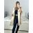 Jacket thin canvas long sleeve ladies with hood and zipper (oversize) ITALIAN MODA IM419698