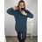 Women's Long Sleeve Knitted Sweater (L/XL/2XL ONE SIZE) ITALIAN FASHION IM423588