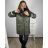 Women's Plus Size Hooded Jacket (XL/2XL ONE SIZE) ITALIAN FASHION IM422684