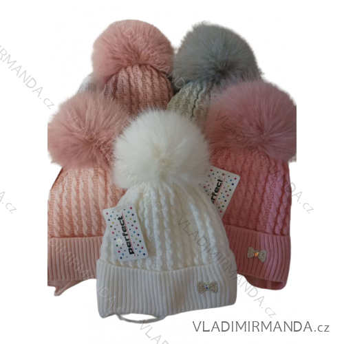 Girls' winter warm cap (2-5 years) POLAND PRODUCTION PV9231181