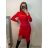 Women's Elegant Knitted Long Sleeve Dress (S/M ONE SIZE) ITALIAN FASHION IMPBB22Y22990/DU -   béžová,   S/M