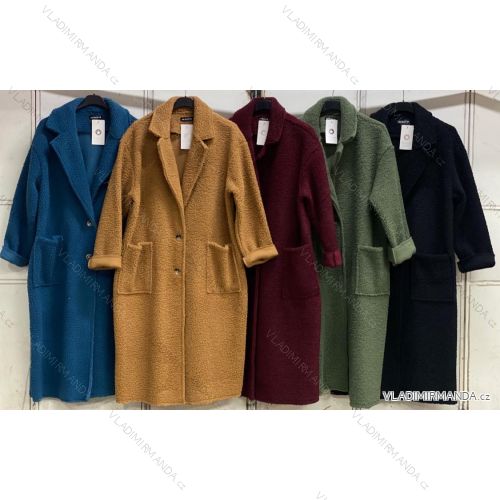 Women's long-sleeved fleece coat (S / M ONE SIZE) ITALIAN FASHION IMC21865