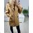 Women's Long Sleeve Hooded Zipper Coat (S-2XL) ITALIAN FASHION IMT22023