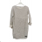 Casual Short Sleeve Dress (UNI S-L) ITALIAN FASHION IMD20328 grey S/M