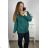 Sweater oversize long sleeve women's oversized (XL / 2XL ONE SIZE) ITALIAN MODA IM721350 XL/2XL Green
