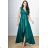 Women's Plus Size (42-46) Long Elegant Party Sleeveless Dress POLISH FASHION PMLBC23265-10 Green 42