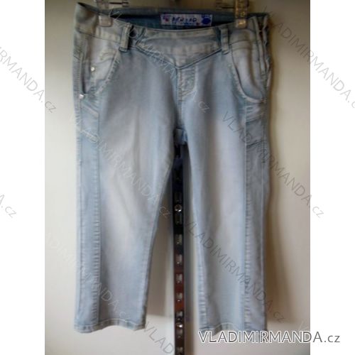 Kalhoty jeans 3/4 krátké dámské (27-33) BENHAO BH10-29-5028