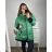 Women's Plus Size Hooded Jacket (XL/2XL ONE SIZE) ITALIAN FASHION IM422684