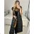 Women's elegant party long sleeve dress (S/M ONE SIZE) ITALIAN FASHION IM322282