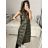 Women's elegant party long sleeve dress (S/M ONE SIZE) ITALIAN FASHION IM322282