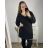 Women's Plus Size Warm Long Sleeve Dress (XL/2XL/3XL ONE SIZE) ITALIAN FASHION IM423575