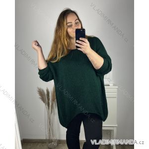 Svetr oversize dlouhý rukáv dámský nadrozměr (4XL/5XL/6XL ONE SIZE) ITALSKá MODA IM723ANDY