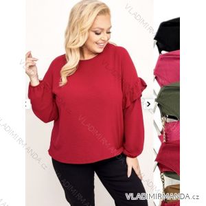 Halenka dlouhý rukáv dámská nadrozměr (3XL/4XL ONE SIZE) ITALSKÁ MÓDA IMWT234280