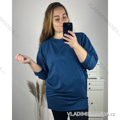 Tunika dlouhý rukáv dámská nadrozměr (4XL/5XL/6XL ONE SIZE) ITALSKÁ MÓDA IM723BEATY