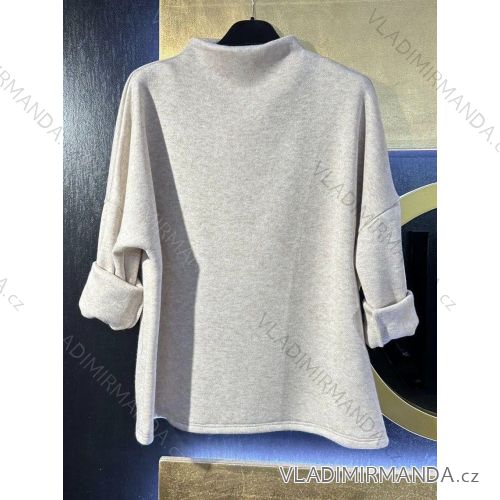 Women's Long Sleeve Knitted Sweater (S/M ONE SIZE) ITALIAN FASHION IMM22FD9073