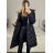 Women's Long Sleeve Coat (S/M ONE SIZE) ITALIAN FASHION IMPGM235272 béžová S/M