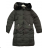 Bunda kabát s kapucí dámská nadrozměr (M-3XL) Nat23RQW7689L/DR Černá L