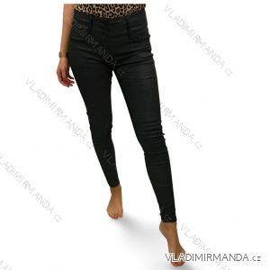 Women's long leatherette leggings (XS-XL) MOON GIRL MA523D9815/DU