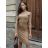 Women's Long Stretch Sleeveless Summer Dress (S / M / L ONE SIZE) ITALIAN FASHION IMWC222492