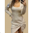 Women's Elegant Long Sleeve Dress (S/M ONE SIZE) ITALIAN FASHION IMPBB23B20866