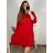 Tunic / blouse long sleeve women's oversized (3XL / 4XL ONE SIZE) ITALIAN FASHION IMWQ2191650 red 3xl / 4xl