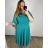 Women's Long Knitted Turtleneck Short Sleeve Dress (S/M ONE SIZE) ITALIAN FASHION IMM22FD51751 Colour   Royal blue Size   XL/2XL