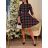 Women's Elegant Long Sleeve Dress (S/M ONE SIZE) ITALIAN FASHION IMM23M56723