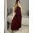 Sexy mini strapless dress for women (S / M ONE SIZE) ITALIAN FASHION IMM22922 S/M red