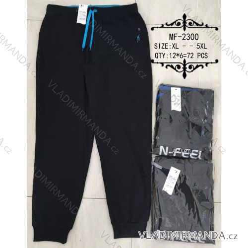 Tepláky dlouhé pánské nadrozměr (XL-5XL) N-FEEL NFL23MF-2300