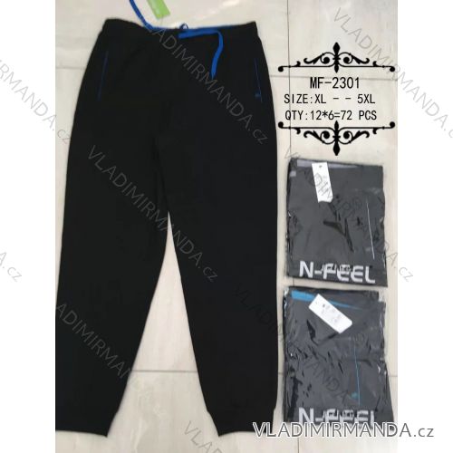 Tepláky dlouhé pánské nadrozměr (XL-5XL) N-FEEL NFL23MF-2301