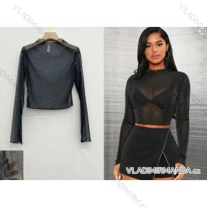 Women's long sleeve top/croptop (S/M ONE SIZE) ITALIAN FASHION IMPLP2372663080