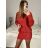 Women's Plus Size Long Sleeve Oversize Dress (XL/2XL/3XL ONE SIZE) ITALIAN FASHION IMC23024