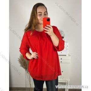 Halenka dlouhý rukáv dámská nadrozměr  (3XL/4XL ONE SIZE) ITALSKÁ MÓDA IMWQ233863