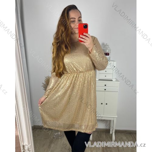 Tunic / blouse long sleeve women's oversized (3XL / 4XL ONE SIZE) ITALIAN FASHION IMWQ23169