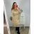 Tunic / blouse long sleeve women's oversized (3XL / 4XL ONE SIZE) ITALIAN FASHION IMWQ23170 black 3xl / 4xl