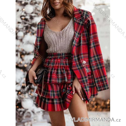 Women's Short Belted Skirt (SL) ITALIAN FASHION IMHMS23038