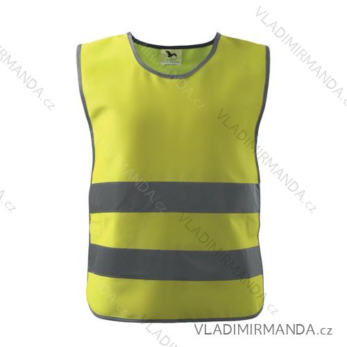 Dětská bezp. vesta kids safety vest (vp do 119 cm, vp do 134 cm) REKLAMNí TEXTIL 906A