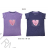 T-shirt short sleeve women (s-xxl) WOLF D2841