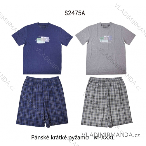 Short men's pajamas (M-3XL) WOLF S2475A