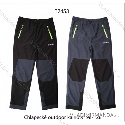 Kalhoty outdoor dětské chlapecké (98-128) WOLF T2453